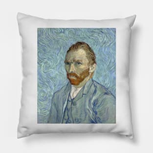 Self-Portrait (1889) by Vincent van Gogh Pillow