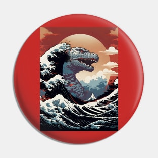 Kanagawa Monster Pin