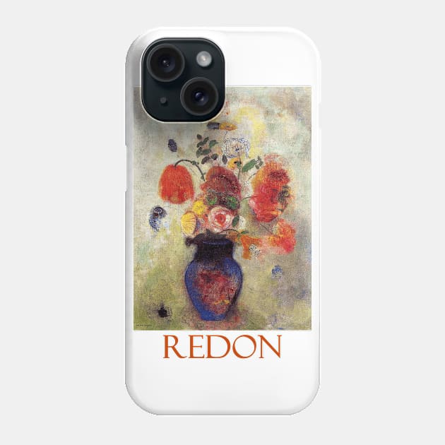 Bouquet of Flowers by Odilon Redon Phone Case by Naves