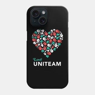 Love BBM Sara Uniteam Philippines Solid Supporters Phone Case