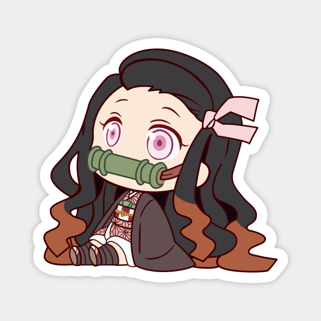 Cute Nezuko Magnet by JamesCMarshall