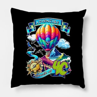 Adventure Awaits At 40 Pillow