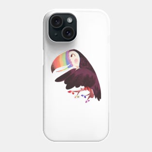 Gay Pride Toucan Phone Case