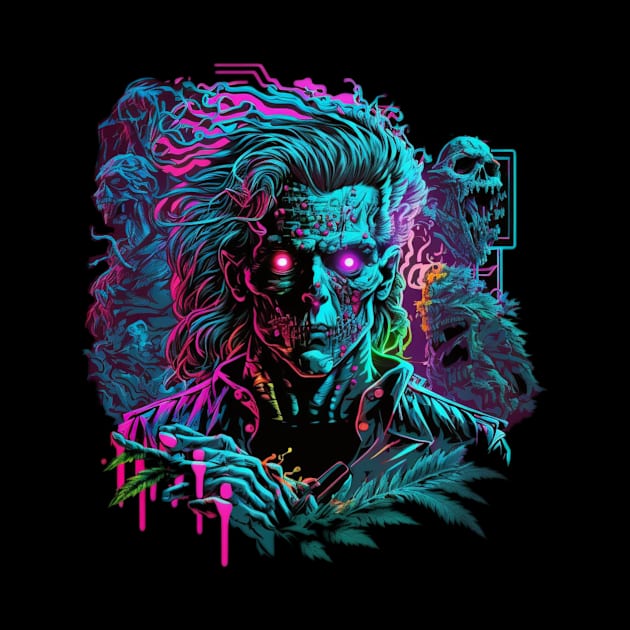 Synthwave Zombie by Discover Madness