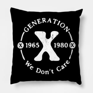 Generation X Pillow