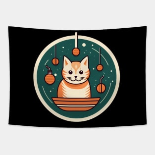 Manx Cat Xmas Xmas Ornament, Love Cats Tapestry