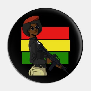 Black Panther Party African American Pride Pin