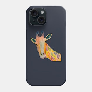 Single Curious Girfaffe Phone Case