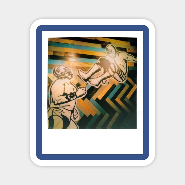Lucha Libre Polaroid Magnet by michaelporter98