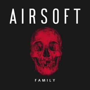Airsoft Family - Red Skull T-Shirt