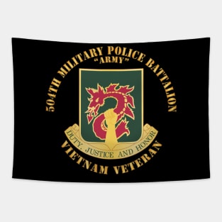 DUI - 504th Military Police Battalion wo SVC Ribbon X 300 Tapestry