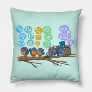 Spring Birds Pillow