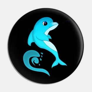 Blue Dolphin Pin