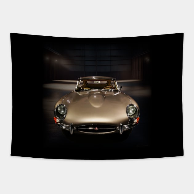 1961 Jaguar E-Type Series 1 Coupe Tapestry by Kraaibeek