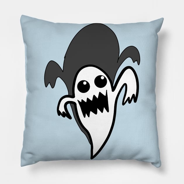 Ghost Ghost Pillow by Monster To Me