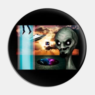 Invasão alien Pin