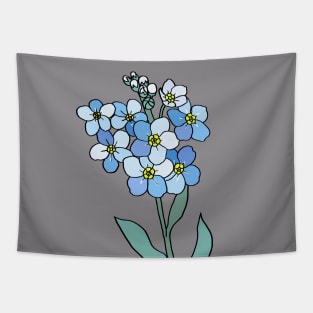 Alaska State Flower Tapestry