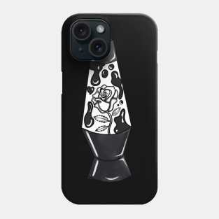 Lava Lamp (B&W) Phone Case