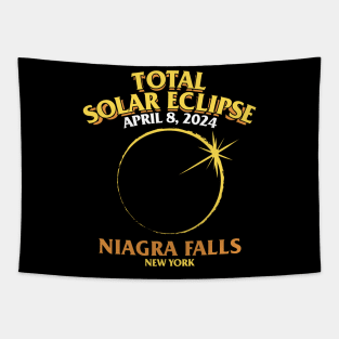 Total Solar Eclipse 2024 - Niagra Falls Tapestry