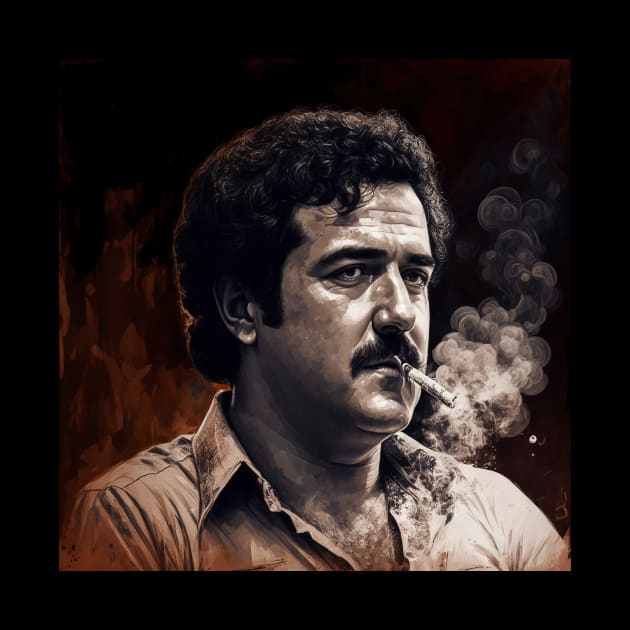 Pablo Escobar, The Smoking Kingpin of Medellin by LoudlyUnique