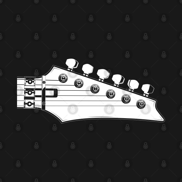 Guitar Headstock V by Koyaanisqatsian