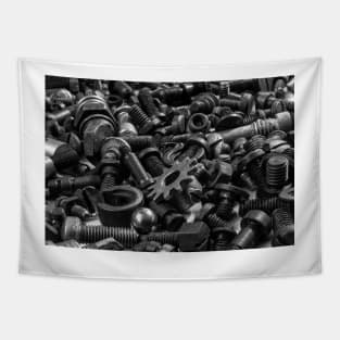 Nuts, bolts, screws and gears. Tapestry