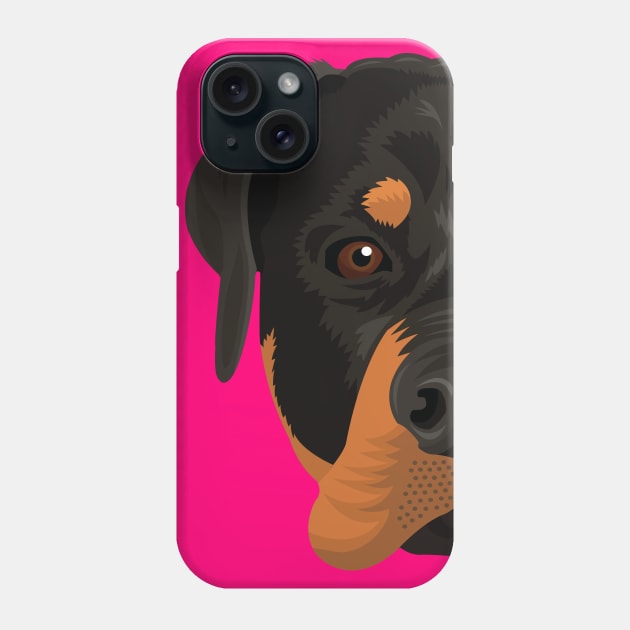 Rottweiler Phone Case by threeblackdots