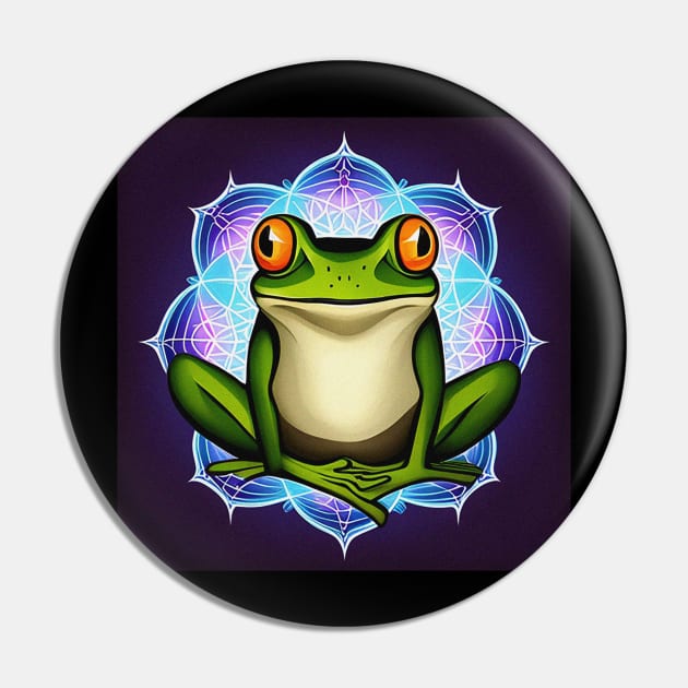 Magic Frog Pin by ElectricGuppyDesign