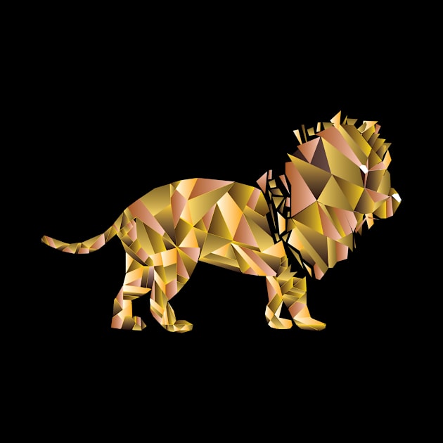 Gold Lion by Bheki