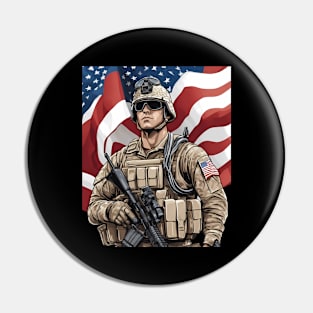 american hero Pin