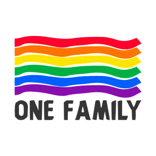 We are one family- Pride month wear T-Shirt