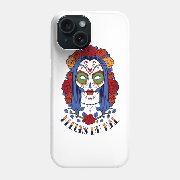 Scary Woman Illustration Phone Case by Pieartscreation