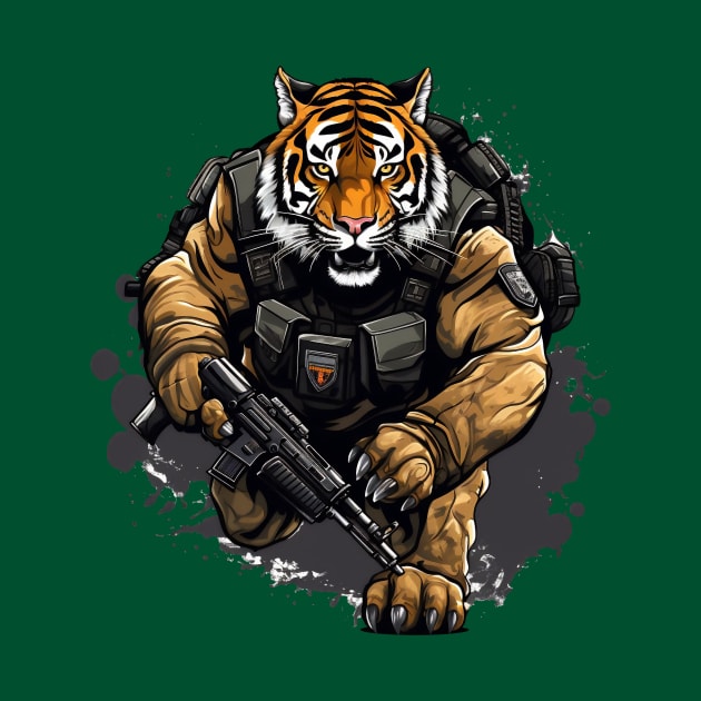 Tiger soldier by javierparra