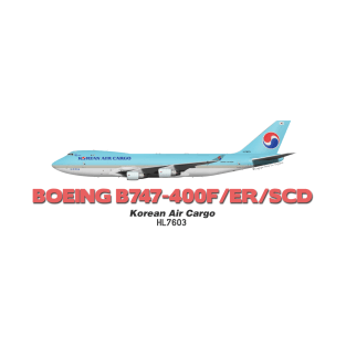 Boeing B747-400F/ER/SCD - Korean Air Cargo T-Shirt