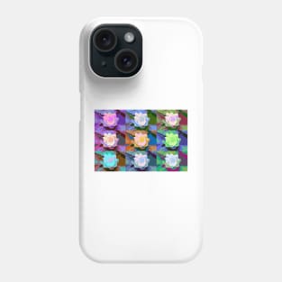 Water lily in the garden pond as digital collage Phone Case