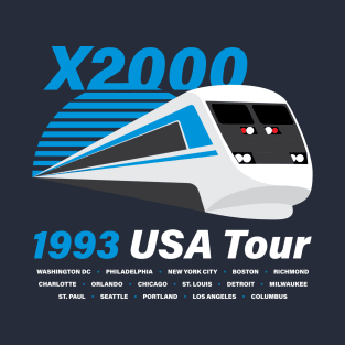 X2000 - 1993 USA Tour T-Shirt T-Shirt