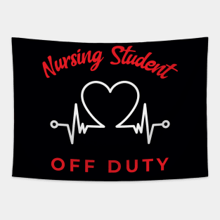Nursing Student Off Duty Tapestry