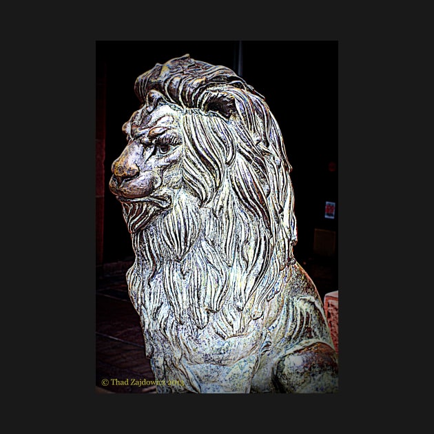 Bronze lion by thadz