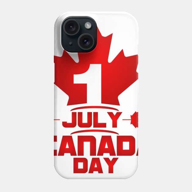 1 July Canada Day Phone Case by chrizy1688