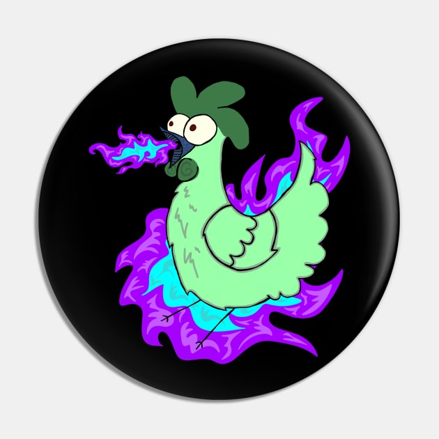 Gilbert the Fire Breathing Chicken of Doom (Halloween Version) Pin by mm92