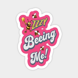 Busy Being Me Funny Bee Pun Magnet