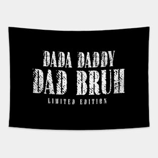 Dada Daddy Dad Bruh Retro Vintage Funny 2023 Fathers Day Tapestry