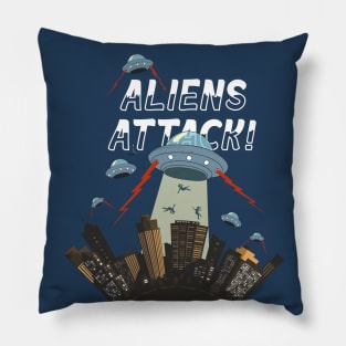 Aliens Attack! Pillow