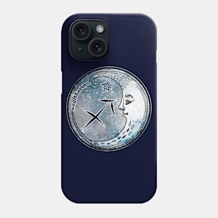 Sagittarius Moon Sign Astrology Zodiac Symbol Stars and Crescent Moon Phone Case