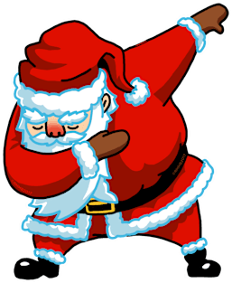 Dabbing Santa Christmas Tshirt Gift Dab Santa Claus T-Shirt Magnet