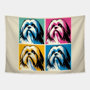 Lhasa Apso Pop Art - Dog Lovers Tapestry