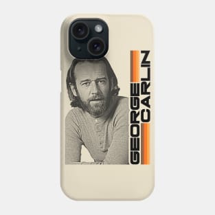 George Carlin :: Retro Comedy FanArt Tribute Phone Case