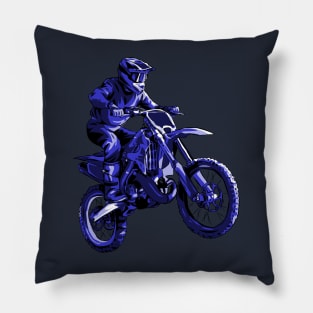 Motocross Engine On Pillow