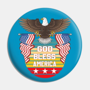 God Bless America Pin