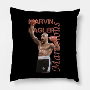 marvin hagler - an Pillow